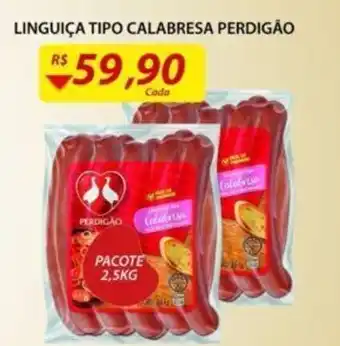 Assaí Atacadista Linguiça Tipo Calabresa Perdigão 2.5kg oferta