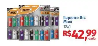 Supermercados Mateus Isqueiro Bic Maxi 12x1 oferta