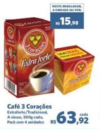 Café 3 Corações 500g