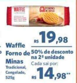 Sam's Club Waffle forno de Minas 525g oferta