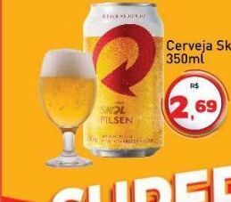 Tonin Superatacado Cerveja skol 350 ml oferta