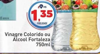 Vinagre colorido ou álcool fortaleza 750ml