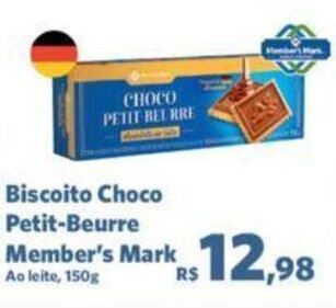 Sam's Club Biscoito Choco Petit-Beurre Member's Mark 150g oferta