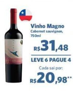 Sam's Club Vinho Magno 750ml oferta