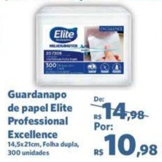 Sam's Club Guardanapo de Papel Elite Professional Excellence oferta