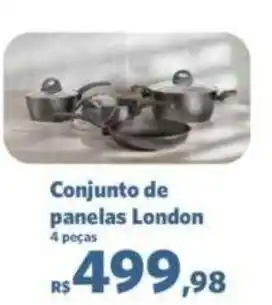 Conjunto de Panelas London 4 pecas