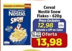 Nagumo Cereal Nestlé Snow Flakes 620g oferta