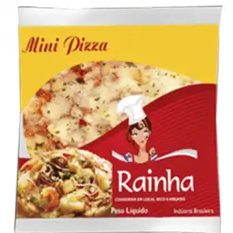 Super Lagoa Mini pizza rainha recheado 400g mussarela oferta