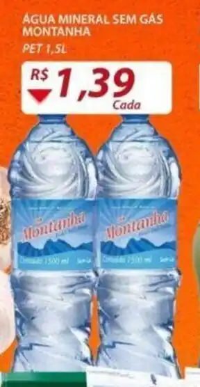 Assaí Atacadista Agua Mineral Sem Gas Montanha 1.5L oferta