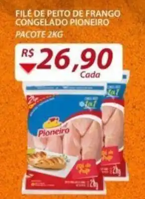 Assaí Atacadista Filé de Peito de Frango cong. Pioneiro 2kg oferta