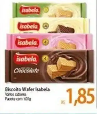 Atacadão Biscoito Wafer Isabela 100g oferta