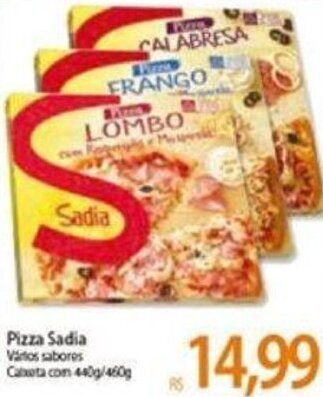 Atacadão Pizza Sadia 440/460g oferta
