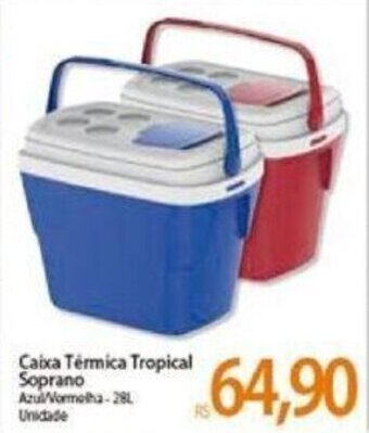 Atacadão Caixa Termica Tropical Soprano 28L oferta