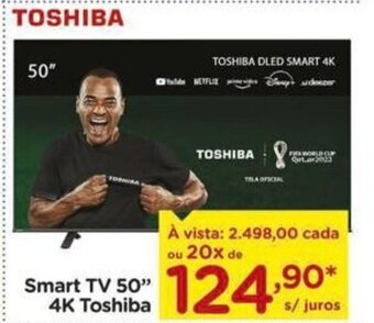 Carrefour Smart TV 50" 4K Toshiba oferta