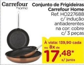 Carrefour Conjunto de Frigideiras Carrefour home oferta