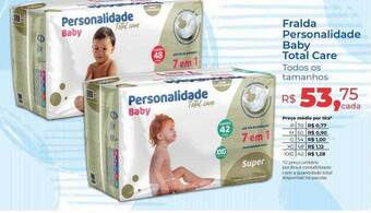 Hiper Farma Fralda personalidade baby total care oferta