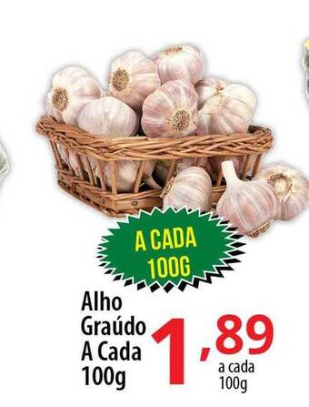 Alho graúdo a cada