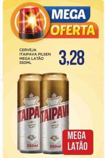 Apoio Mineiro Cerveja itaipava pilsen mega latão oferta