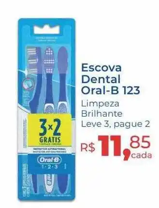 Escova dental oral-b 123