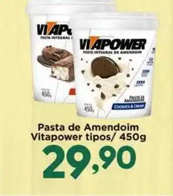 Confiança Supermercados Pasta de amendoim vitapower tipos oferta