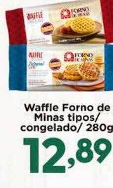 Confiança Supermercados Waffle forno de minas tipos congelado oferta