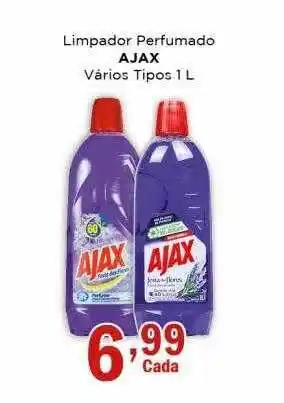 Supermercados Mundial Limpador perfumado ajax varios tipos oferta