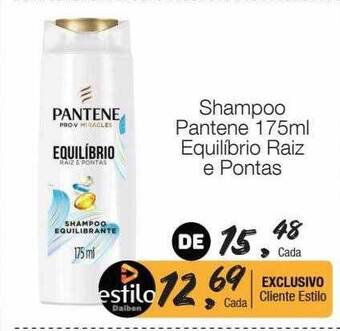 Supermercado Dalben Shampoo pantene equilíbrio raiz e pontas oferta