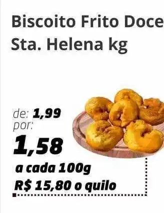 Biscoito frito doce sta. helena kg