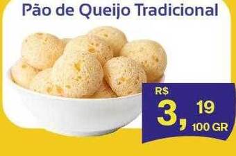 Supermercados Planalto Pão de queijo tradicional oferta