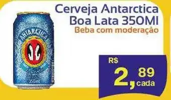 Supermercados Planalto Cerveja antarctica boa lata oferta