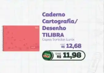 Caderno cartografia desenho tilibra