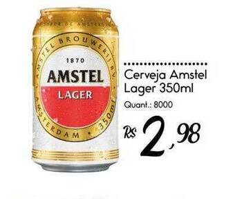Giassi Supermercados Cerveja amstel lager oferta