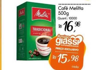 Giassi Supermercados Café melitta oferta