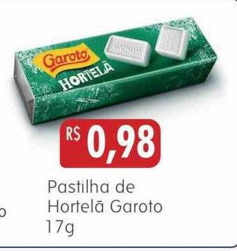 Epa Pastilha de hortelã garoto oferta