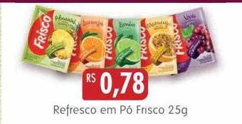 Refresco em pó frisco