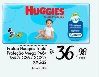 Giassi Supermercados Fralda huggies tripla proteção mega oferta