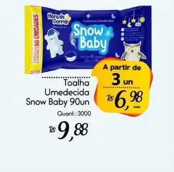 Giassi Supermercados Toalha umedecida snow baby oferta
