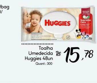 Giassi Supermercados Toalha umedecida huggies oferta
