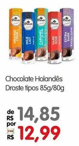 Chocolate holandês droste tipos