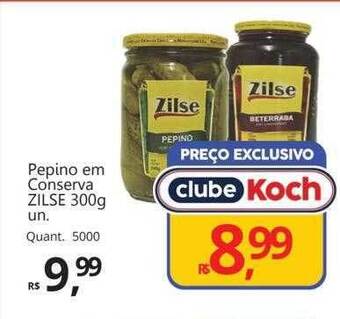 Pepino em conserva zilse