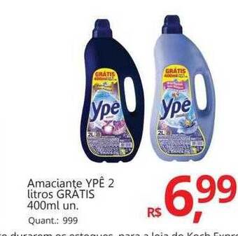 Supermercados Koch Amaciante ypê oferta