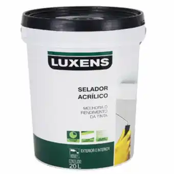 Leroy Merlin Selador acrílico para paredes internas e externas 20l luxens oferta