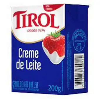 Ourinhos Hipermercado Creme de leite tirol caixa 200g oferta