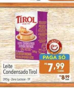 Supermercados Condor Leite condensado tirol oferta