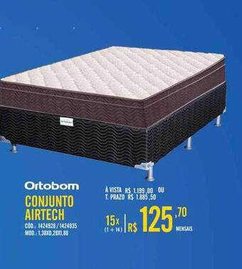 Zema Ortobom conjunto airtech oferta