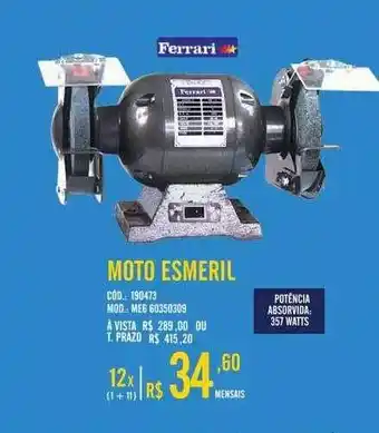 Zema Moto esmeril ferrari oferta