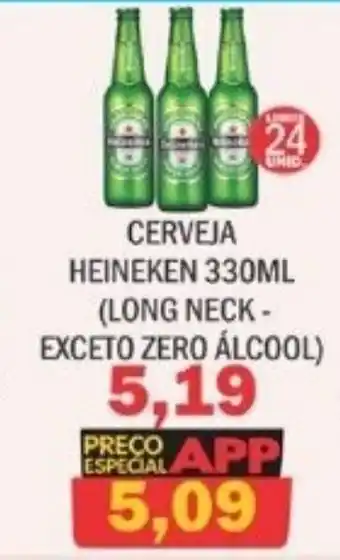 Supermercados Mendonça Cerveja Heineken 330ml oferta