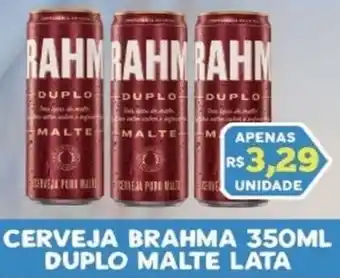Cerveja Brahma 350ml Duplo Malte lata