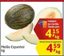 Tenda Atacado Melão espanhol kg oferta