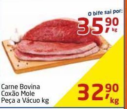 Tenda Atacado Carne bovina coxão mole peça a vácuo kg oferta